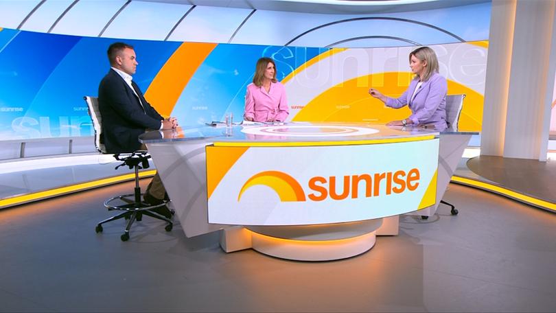 James Willis and Amanda Rose joined Nat Barr on Sunrise on Tuesday, speaking about a new mother’s kinds act that has gone viral online.