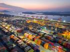 Nanjing Port in China, on the evening of Feb. 5, 2025. China is expected to absorb the tariff impact again.