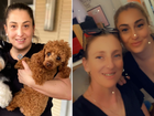 Rosanna Hashem, 43, is pictured alongside her friend Amanda Hancock, 43, in the last photo they took together on Saturday - just moments before tragedy struck.