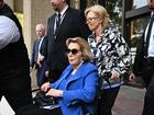 Former ABC Chairman Ita Buttrose arrives at the Federal Court of Australia in Sydney, Tuesday, February 21, 2025. Buttrose had been called to give evidence in the Antoinette Lattouf unfair dismissal case.