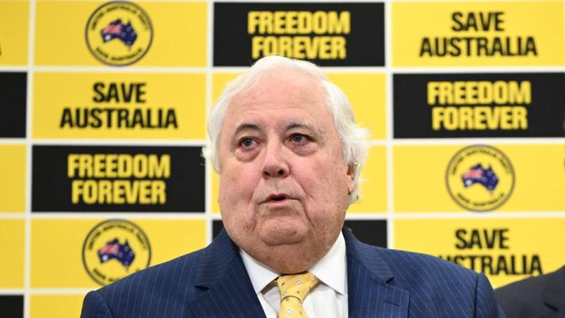 The High Court has rejected a bid to re-register Clive Palmer's UAP before the federal election. (Joel Carrett/AAP PHOTOS)