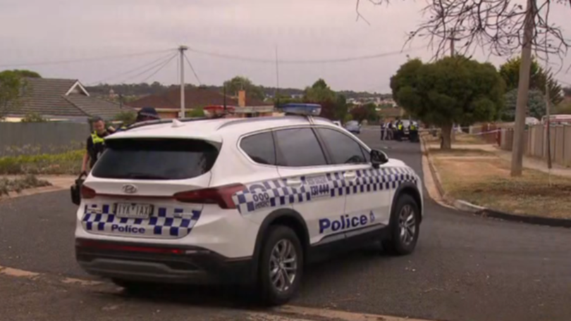 A toddler has been airlifted to hospital following a house fire in Maryborough, Victoria.