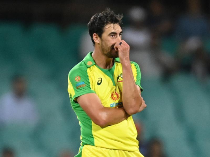 Mitchell Starc is the latest big name to withdraw from Australia's Champions Trophy squad. (Dan Himbrechts/AAP PHOTOS)