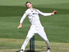 Tasmania expect Matt Kuhnemann to play in the Shield despite him having to go for a bowling test. (James Ross/AAP PHOTOS)