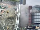 At least one person has died in a suspected gas explosion at a shopping mall in Taiwan.