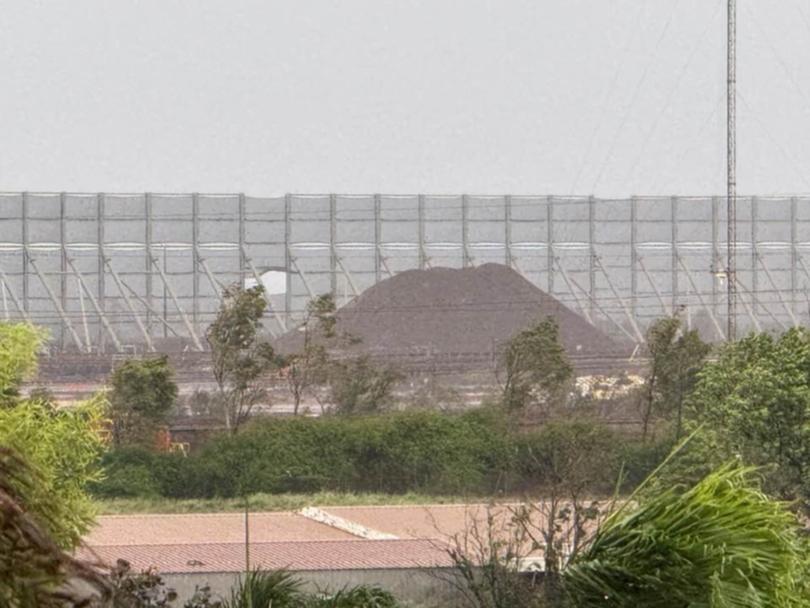 BHP's dust fence.