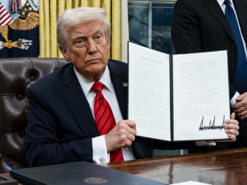 US President Donald Trump has reinstated hefty tariffs on imported steel and aluminium. 