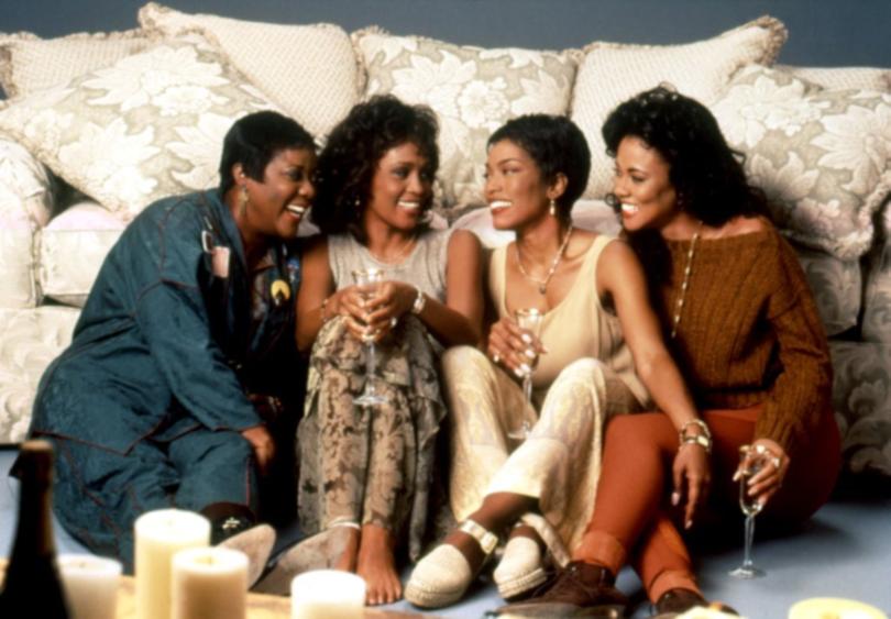 Loretta Devine, Whitney Houston, Angela Bassett and Lela Rochon in Waiting to Exhale.