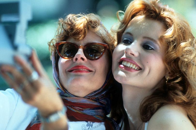 Susan Sarandon and Geena Davis in Thelma and Louise.