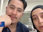 Nurses Ahmed Rashid Nadir and Sarah Abu Lebdeh remain in the police spotlight. (HANDOUT/TIKTOK)