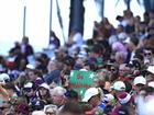 South Sydney and Manly's pre-season clash will go ahead after a long delay in Gosford. (Michael Gorton/AAP PHOTOS)