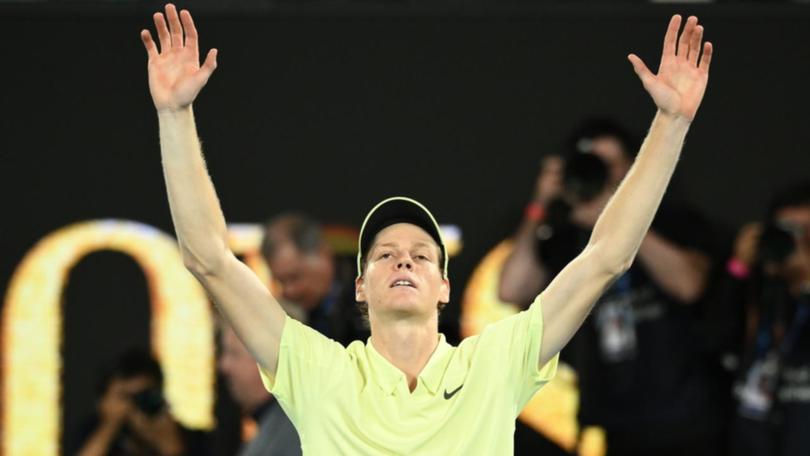 Dual Australian Open champion Jannik Sinner has accepted a three-month ban for a doping breach. (Joel Carrett/AAP PHOTOS)