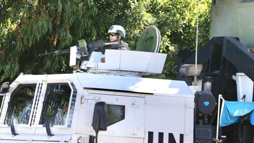 A UN peacekeeping mission's deputy commander was injured in an attack on his convoy.