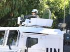 A UN peacekeeping mission's deputy commander was injured in an attack on his convoy.