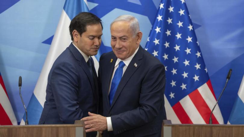 US Secretary of State Marco Rubio has met Israeli Prime Minister Benjamin Netanyahu in Jerusalem.