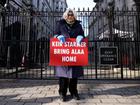 Leila Soueif is on a hunger strike and calls for the release of her son from an Egyptian prison.