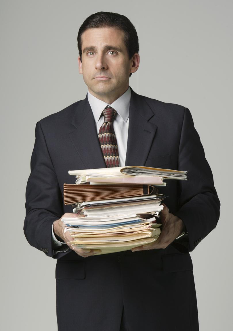 Steve Carell as Michael Scott in The Office.