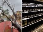 Flooding in the aftermath of Tropical Cyclone Zelia has cut roads and left supermarket shelves empty for some.