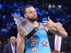 Stephen Curry was named MVP in the All-Star Game in San Francisco. (AP PHOTO)