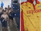 Five young men have been charged over the alleged attack of a 19-year-old lifeguard at a Narre Warren pool last month.