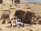 Egyptian and British archaeologist's have discovered an ancient pharaoh's tomb. (EPA PHOTO)