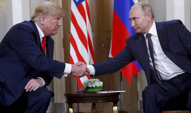 U.S. President Donald Trump, left, and Russian President Vladimir Putin.