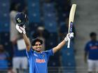 India’s Shubman Gill celebrates his ton that eased his side’s victory push against Bangladesh.