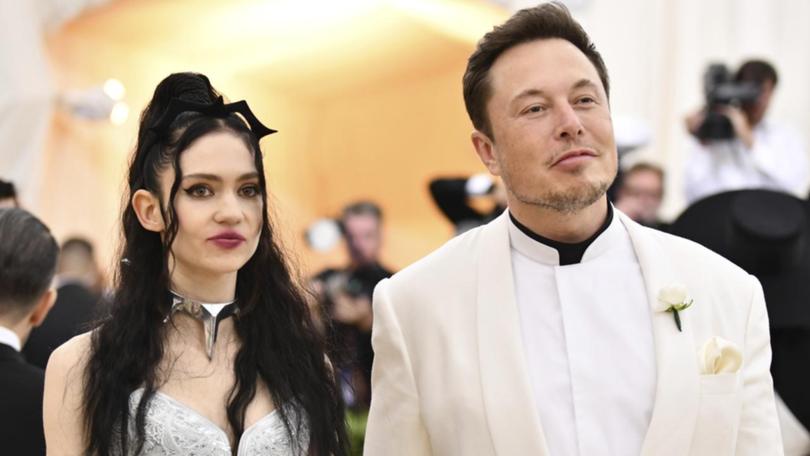 Grimes and Elon Musk.