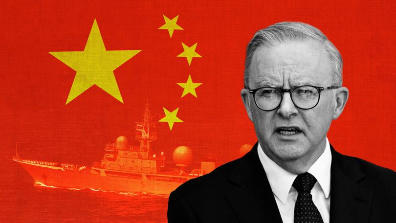 Anthony Albanese response to Chinese warships off the coast of Australia risks a stronger display of power. 