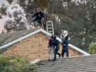 A man has been charged with murder after a rooftop stand-off with police in Tamworth, NSW. (HANDOUT/Daniel Pizarro)