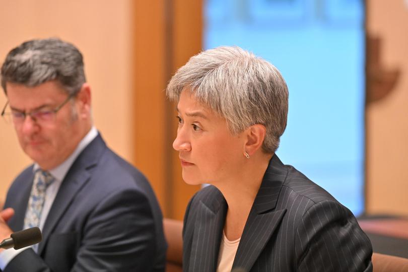 Minister for Foreign Affairs Penny Wong appears before Senate Estimates on Monday.