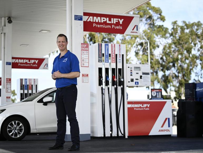 Pictured at Ampol in Ascot is thier chief executive Matt Halliday.