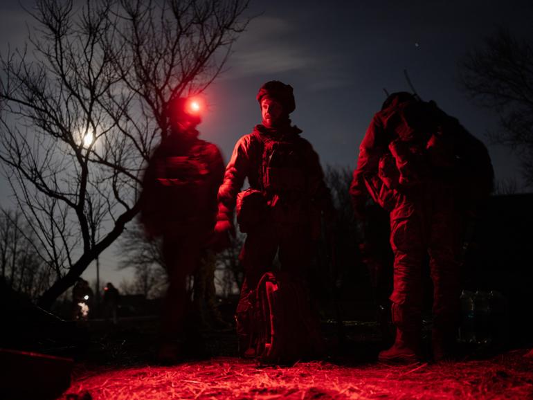 Ukrainian soldiers prepare weapons and ammunition before launching an assault on Russian soldiers in eastern Ukraine, Feb. 14, 2025. Europeans are debating additional funding and contemplating troops in Ukraine as American support appears ever more at risk. 