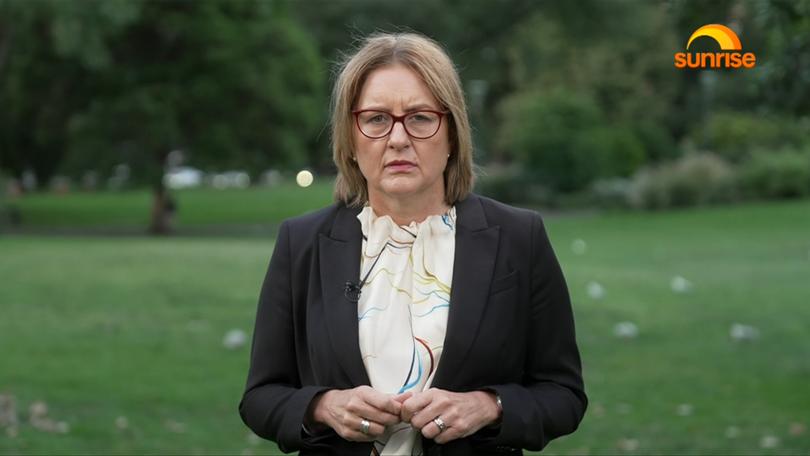 Victorian Premier Jacinta Allan appeared on Sunrise on Tuesday, where she was confronted Natalie Gordon, the sister of slain GP Ash Gordon.