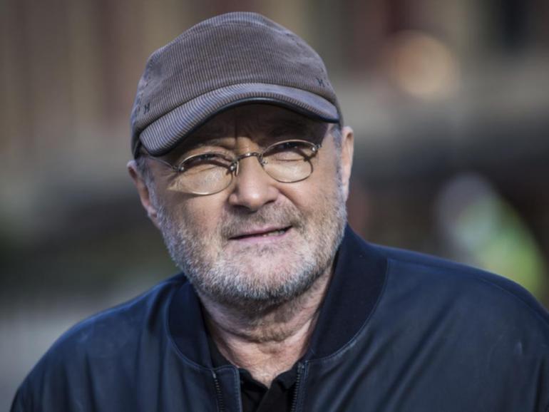 Phil Collins says he can still sing but is unable to play the drums due to constant pain. (AP PHOTO)