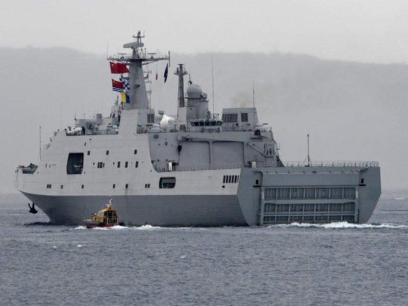 China's military has carried out live-fire exercises off the coasts of Australia and New Zealand. (Bianca De Marchi/AAP PHOTOS)