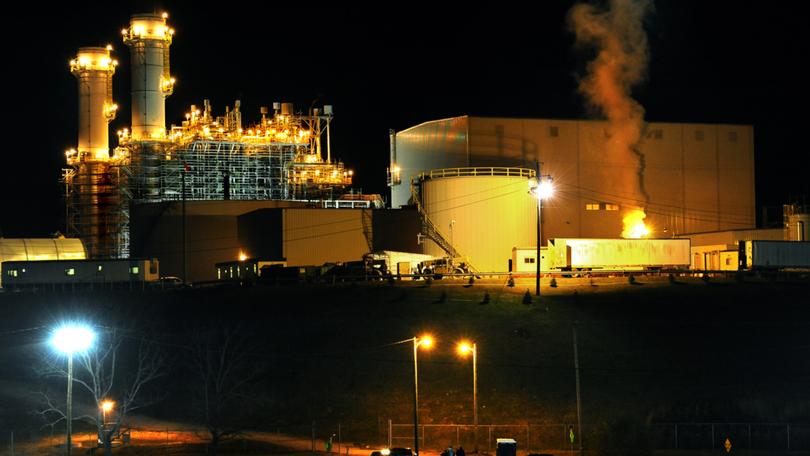 The American Electric Power natural gas plant in Dresden, Ohio, in 2011