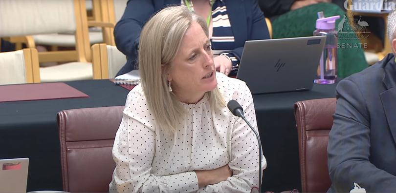 Linda Reynolds remands an apology from Katy Gallagher (pictured).