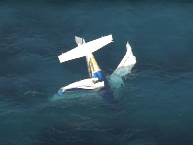 A seaplane pilot texted of rough conditions ahead of a fatal crash off a popular tourist island. (HANDOUT/ABC IVIEW)