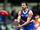 Bulldogs skipper Marcus Bontempelli has failed to finish their pre-season clash with Hawthorn. (Rob Prezioso/AAP PHOTOS)