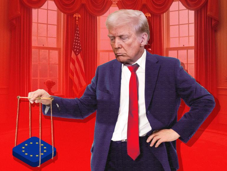 Trump is playing puppet master with Europe.