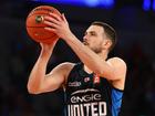 Chris Goulding has been almost unstoppable with a personal tally of 41 points in United's NBL win. (Morgan Hancock/AAP PHOTOS)