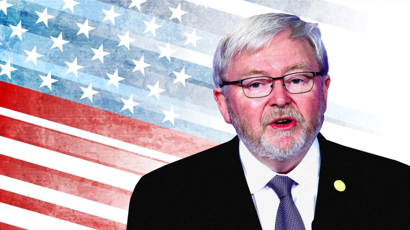 Kevin Rudd’s celebration of the one year anniversary of the Australian embassy in the US was a lavish affair. 