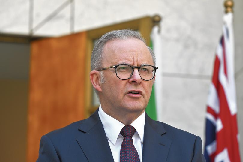 Mr Albanese originally said Australia had been given notice of the live firing in line with usual practice.