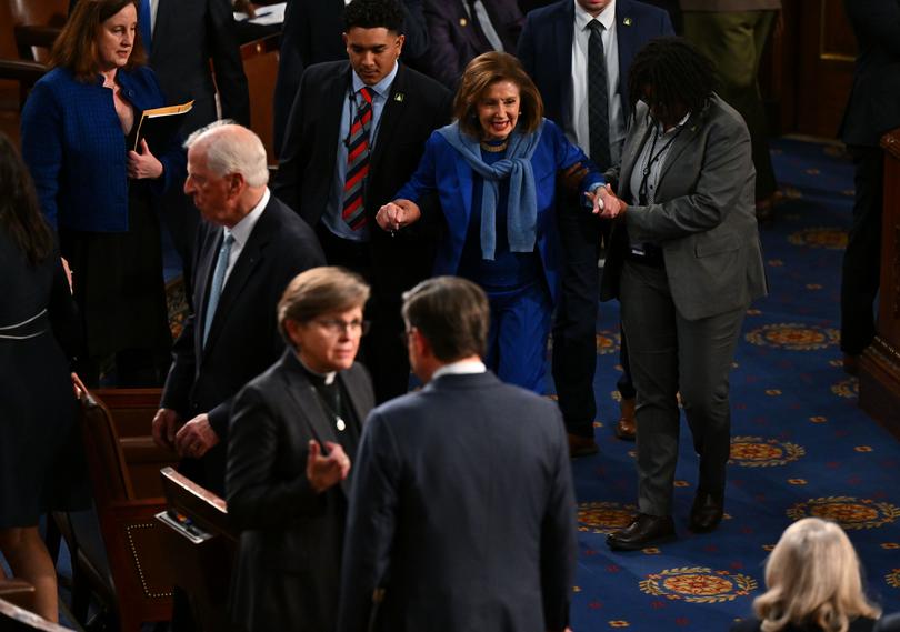 Pelosi on the opening day of 119th Congress at the U.S. Capitol on Jan. 3. 