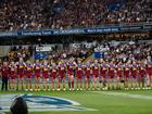 Brisbane are set to unfurl their premiership flag at the Gabba on Thursday.