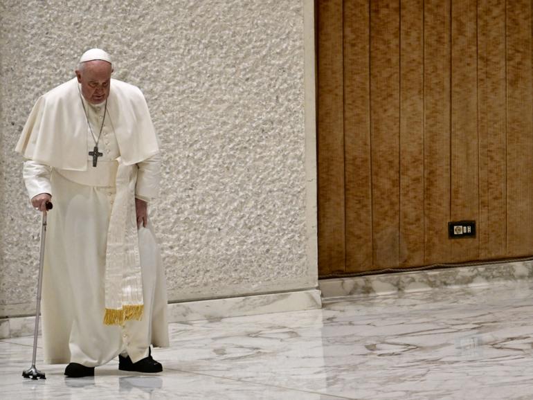 Pope Francis has met Vatican officials.