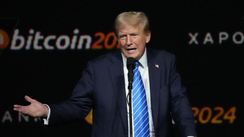 US President Donald Trump won support from the cryptocurrency industry in his 2024 election bid