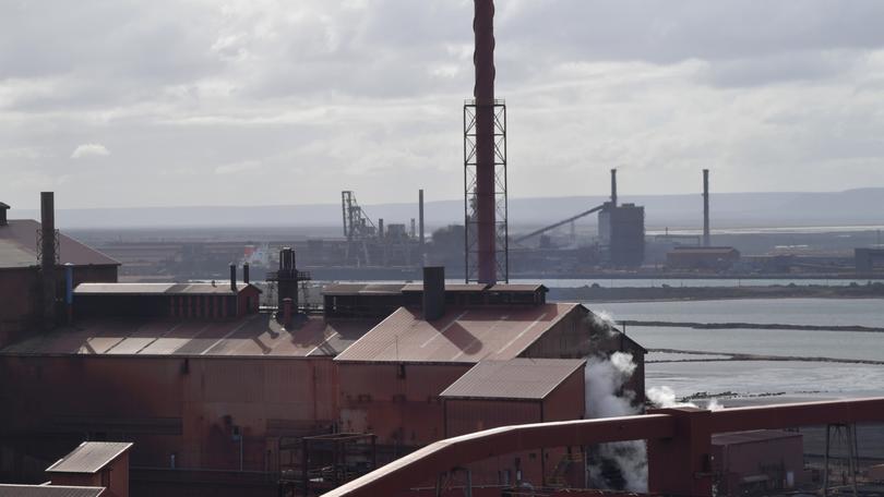 The steelworks In Whyalla in South Australia.