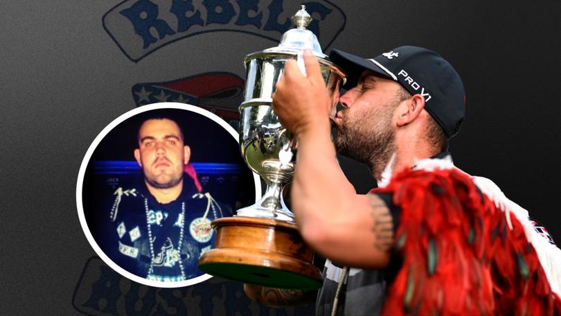 Ryan Peake was Rebels bikie, now is the New Zealand Open champion.